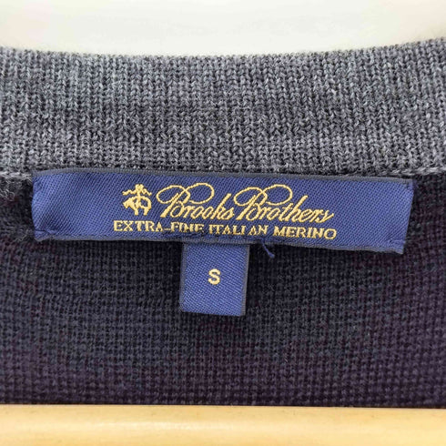 ブルックスブラザーズ BROOKS BROTHERS メリノウール バイカラー クルーネック カーディガン レディース