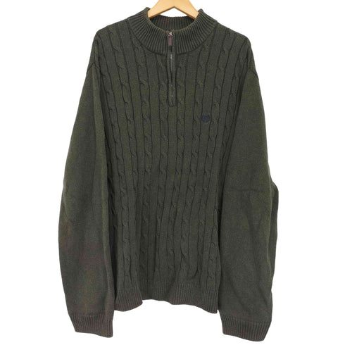 チャップスラルフローレン CHAPS RALPH LAUREN ハーフジップケーブルコットンニット メンズ JPN:XL