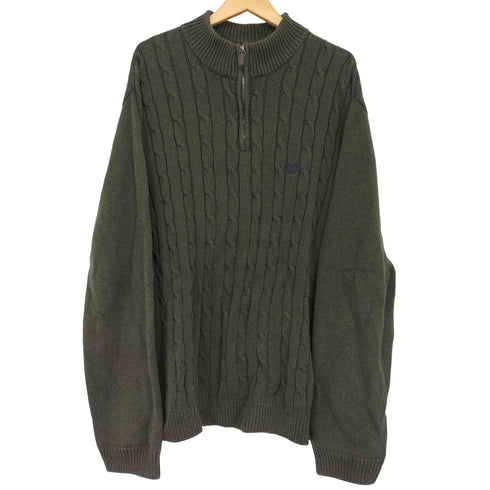 チャップスラルフローレン CHAPS RALPH LAUREN ハーフジップケーブルコットンニット メンズ JPN:XL