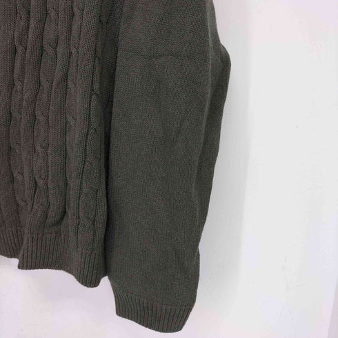 チャップスラルフローレン CHAPS RALPH LAUREN ハーフジップケーブルコットンニット メンズ JPN:XL