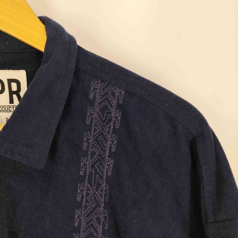 タイトブースプロダクション TBPR TIGHTBOOTH PRODUCTION ENCORE HALF ZIP SHIRT アンコール ハーフ ジップ シャツ メンズ import:XL