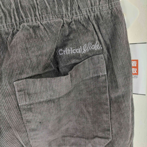 クリティカルスライド critical slide コーデュロイ素材テーパードシルエットロングパン メンズ 32