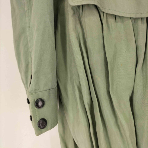 ディーゼル DIESEL ジップアップミリタリーシャツワンピース レディース import:XS