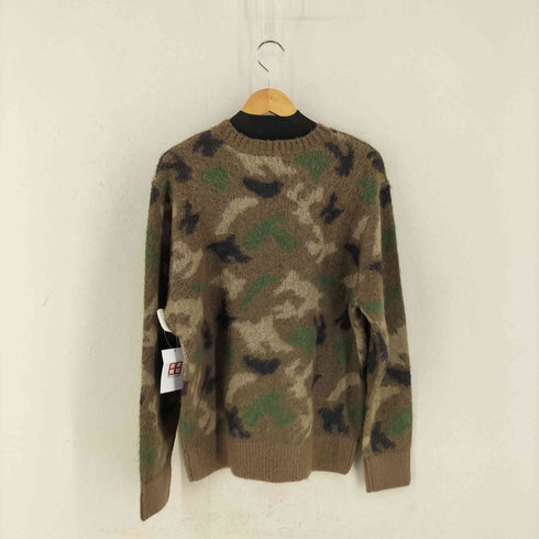 バンクスジャーナル BANKS JOURNAL MAJIC MOHAIR CAMO KNIT CREW メンズ import:M