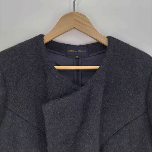 コムデギャルソン COMME des GARCONS 90S 97AW adult PUNK アダルトパンク期 コレクションルック10 アルパカ混 変形 レイヤード ロング コート レディース JPN:M