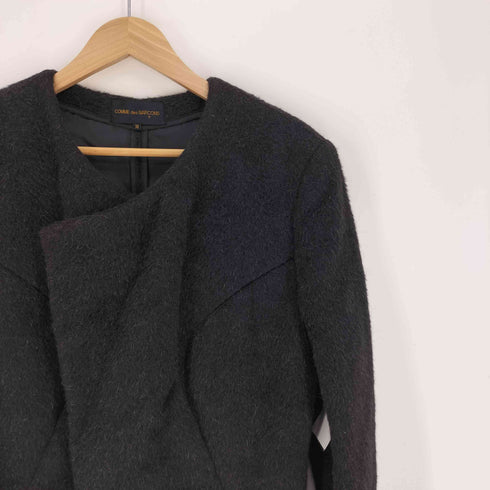 コムデギャルソン COMME des GARCONS 90S 97AW adult PUNK アダルトパンク期 コレクションルック10 アルパカ混 変形 レイヤード ロング コート レディース JPN:M
