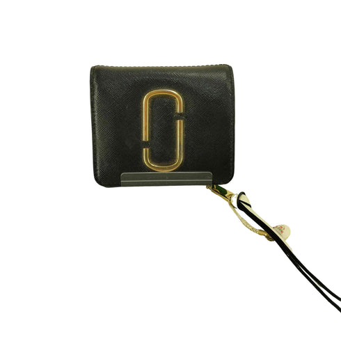 マークジェイコブス MARC JACOBS SNAP SHOT レザー ミニ 二つ折り財布 レディース