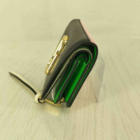 マークジェイコブス MARC JACOBS SNAP SHOT レザー ミニ 二つ折り財布 レディース