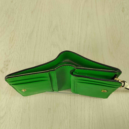 マークジェイコブス MARC JACOBS SNAP SHOT レザー ミニ 二つ折り財布 レディース