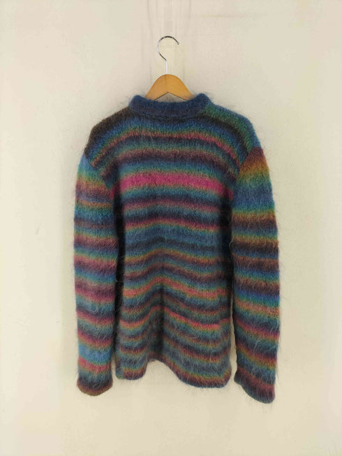 シャギーボーダーカーディガン レディース