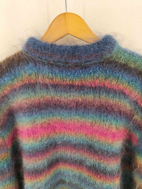 シャギーボーダーカーディガン レディース