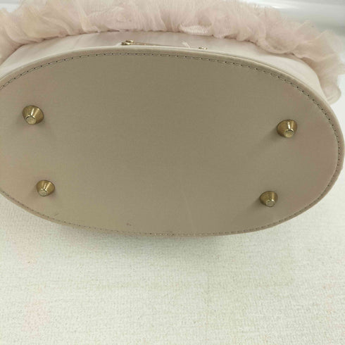 ジルバイジルスチュアート JILL by JILLSTUART ロゴプレート フリル チュール トートバッグ レディース