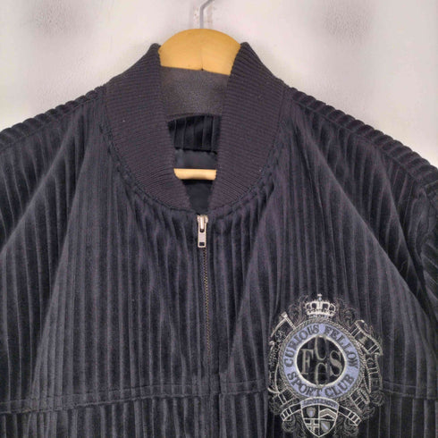 CURIOUS FELLOW SPORT ロゴ刺繍 コーデュロイブルゾン メンズ M