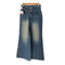 DIAGONAL WAIST CONSECUTIVE BOOTSCUT DENIM レディース S