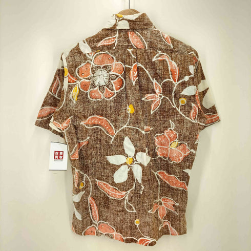 サーフラインハワイ SURF LINE HAWAII 80s-90s 総柄 ハーフボタンアロハシャツ メンズ JPN:M