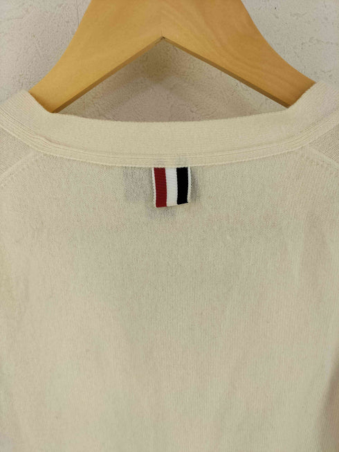 トムブラウン THOM BROWNE MILANO STITCH V NECK CARDIGAN CASHMERE レディース 40