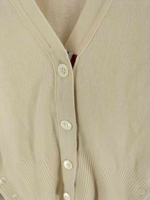 トムブラウン THOM BROWNE MILANO STITCH V NECK CARDIGAN CASHMERE レディース 40