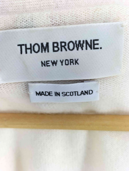 トムブラウン THOM BROWNE MILANO STITCH V NECK CARDIGAN CASHMERE レディース 40