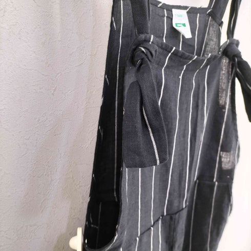 ROIAL INDUSTRY ストライプ柄オーバーサイズオーバーオールサロペット レディース S