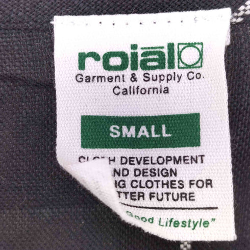 ROIAL INDUSTRY ストライプ柄オーバーサイズオーバーオールサロペット レディース S