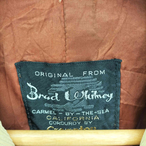 brad whitney コーデュロイ テーラードジャケット ウエスタン メンズ