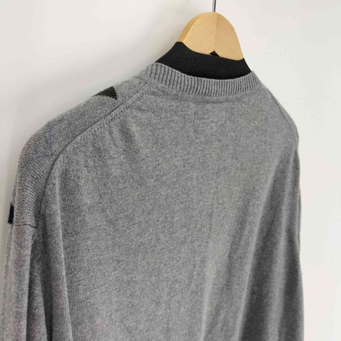 クラフトアンドバロー Croft&Barrow アーガイル Vネック ニット メンズ import:XXL