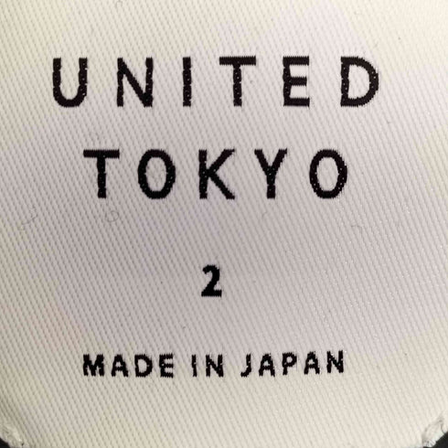 ユナイテッドトウキョウ UNITED TOKYO Vネックノーカラーコート レディース JPN:2