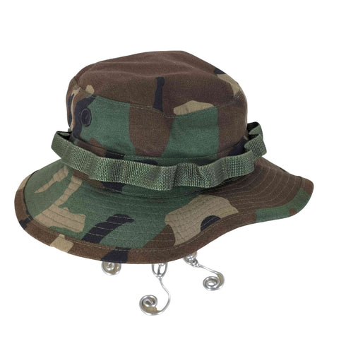 ユーエスアーミー U.S. ARMY USA製 ウッドランド柄 ブーニーハット メンズ 7 1/4