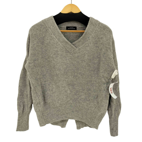 グリーンレーベルリラクシング GREEN LABEL RELAXING FFC ウール カシミヤ Vネック バックスリット ニット レディース FREE