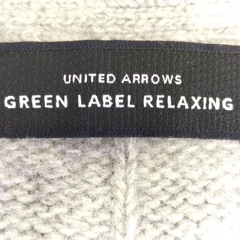 グリーンレーベルリラクシング GREEN LABEL RELAXING FFC ウール カシミヤ Vネック バックスリット ニット レディース FREE