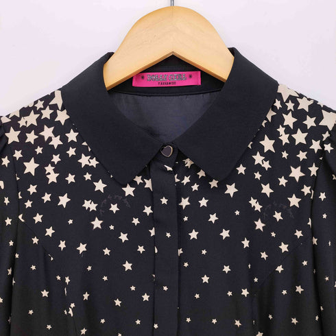 ドーリーガールバイアナスイ DOLLY GIRL BY ANNA SUI スター プリント S/S シャツ ワンピース レディース JPN:2