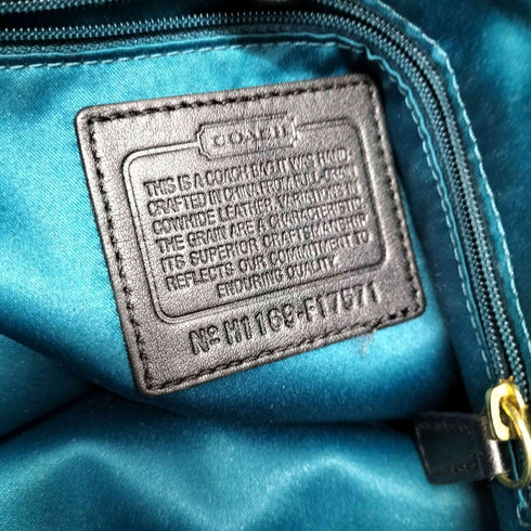 コーチ COACH チェーンデザイン レザーハンドバッグ レディース ONE SIZE