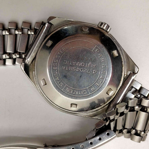 シチズン CITIZEN 70S AUTOMATIC 21JEWELS カットガラス 自動巻き 時計 1970年 6月製造 メンズ