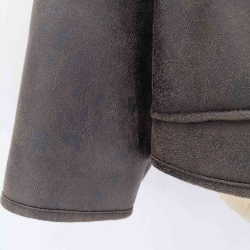 ザラ ZARA 24AW ZW COLLECTION DOUBLE-FACED JACKET ダブルフェイスジャケット リバーシブルジャケット レディース import:L