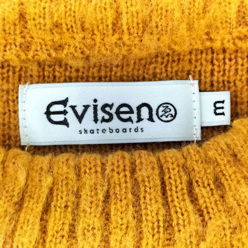 エビセンスケートボーズ Evisen skateboards 23AW ZEN AKU MOHAIR CREW KNIT メンズ