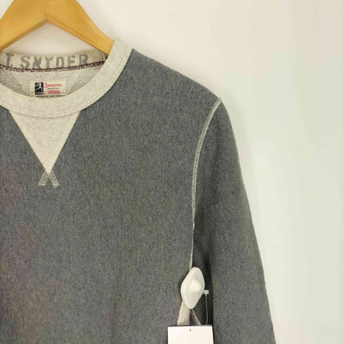 チャンピオン Champion カナダ製 ランタグ 復刻 両面Vガゼット リバースウィーブ スウェット メンズ import:S