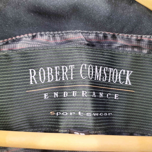 ROBERT COMSTOCK 襟レザー スイングトップ メンズ