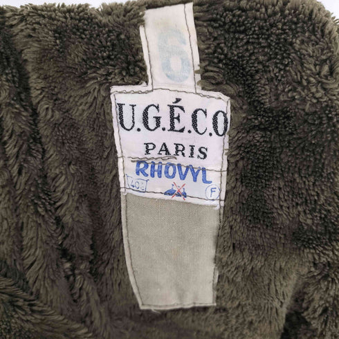 フレンチアーミー FRENCH ARMY 60S U.G.E.C.O社 PARIS RHOVYL フランス空軍 裏地ボア チンストラップ フライト ジャケット メンズ