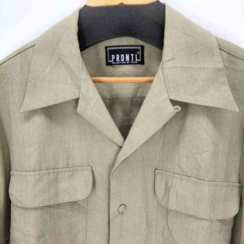 PRONTI オープンカラーL/S シャツ メンズ JPN:XL