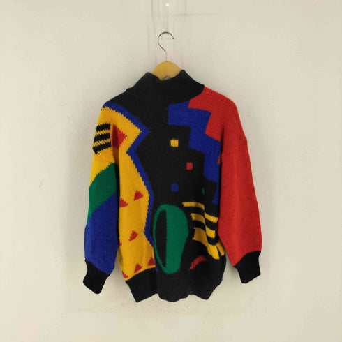 I.B. SPORT ジップアップデザインニット メンズ import:S