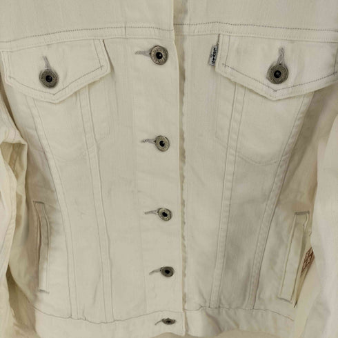 リーバイス Levis ホワイトデニムジャケット レディース import:XL