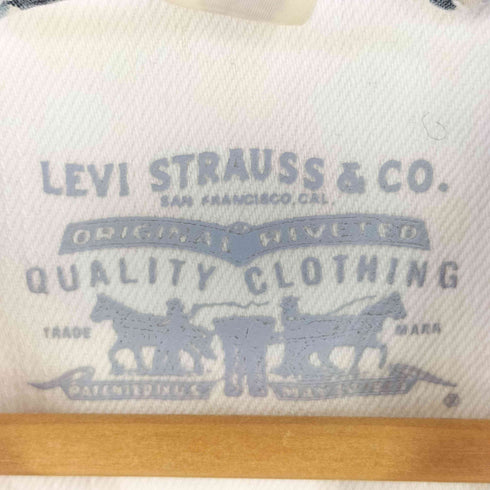 リーバイス Levis ホワイトデニムジャケット レディース import:XL