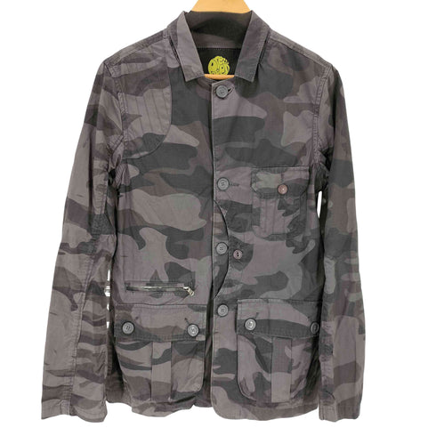 プリティーグリーン Pretty Green カモ柄ジャケット メンズ import:XS