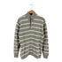 ブルックスブラザーズ BROOKS BROTHERS SUPIMA COTTON ボーダー ハーフボタンニット メンズ import:L