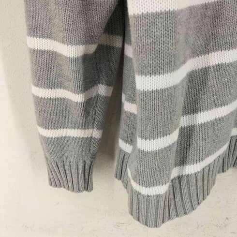 ブルックスブラザーズ BROOKS BROTHERS SUPIMA COTTON ボーダー ハーフボタンニット メンズ import:L