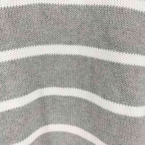 ブルックスブラザーズ BROOKS BROTHERS SUPIMA COTTON ボーダー ハーフボタンニット メンズ import:L