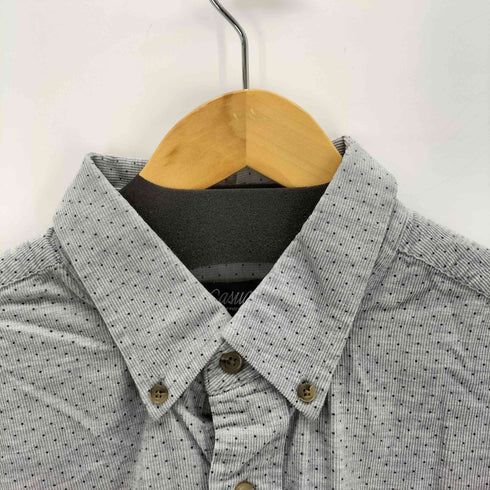 ラウンドツリーアンドヨーク roundtree&yorke ドット柄コーデュロイL/S BDシャツ メンズ JPN:XL