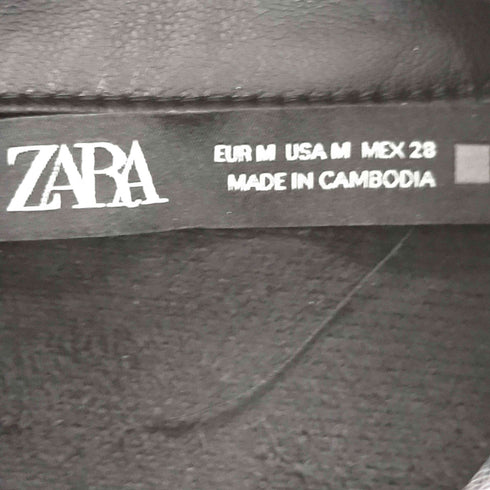 ザラ ZARA FAUX LEATHER MINI DRESS レディース import:M