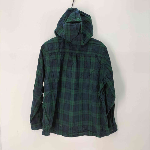 エルエルビーン L.L.Bean Women's Scotch Plaid Flannel Shirt Relaxed Zip Hoodie レディース 1X