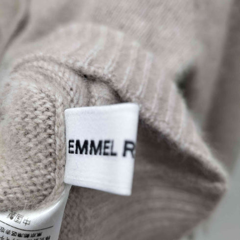 エメルリファインズ EMMEL REFINES EM fluffy Vネック 2WAY ニット カーディガン レディース